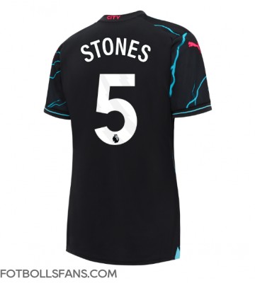 Manchester City John Stones #5 Replika Tredje Tröja Damer 2023-24 Kortärmad